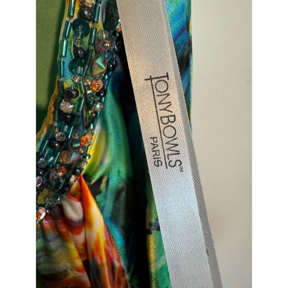 Stunning Tony Bowls Paris Beaded Prom or Formal Gown – Sparkly & Elegant! ✨👗 - Picture 4 of 16